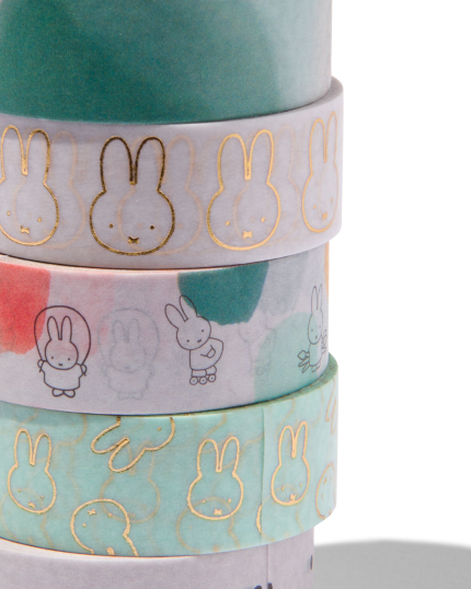 HEMA: Nijntje Washi Tape 5-Pack 