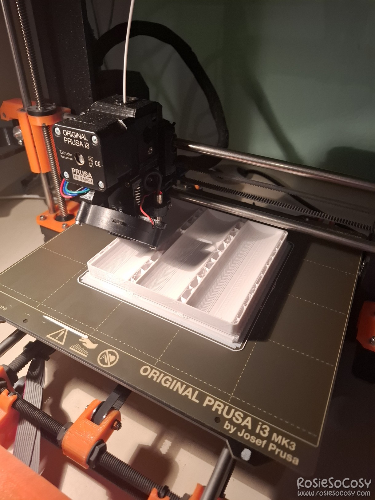 Printing a washi bin for the gridfinity system