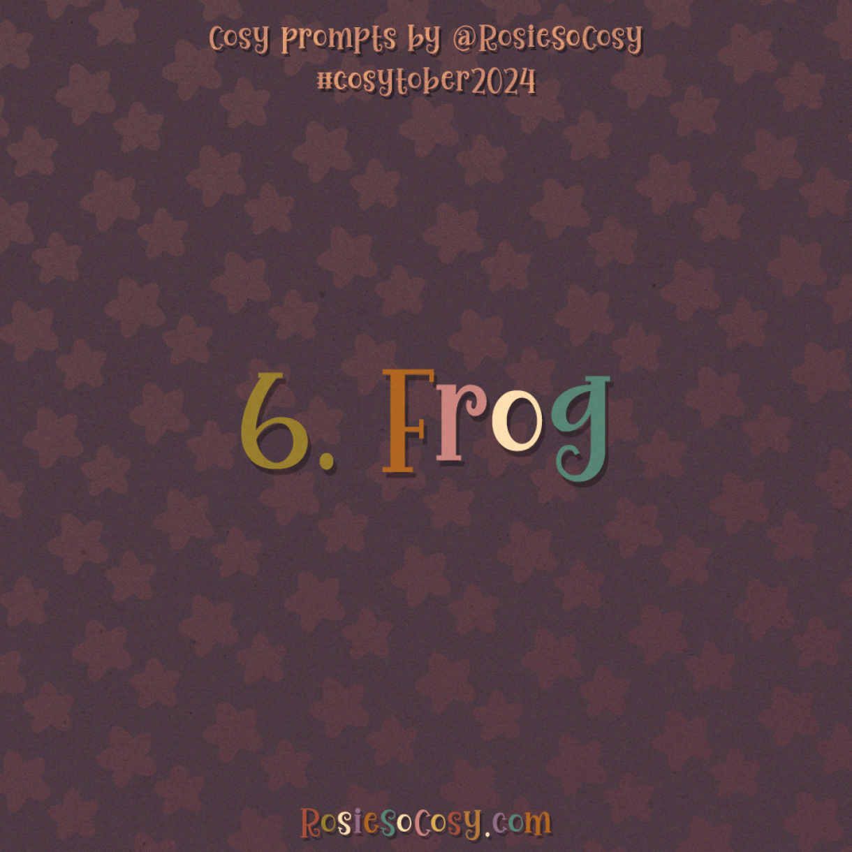 Cosytober 2024, day 6: Frog 
