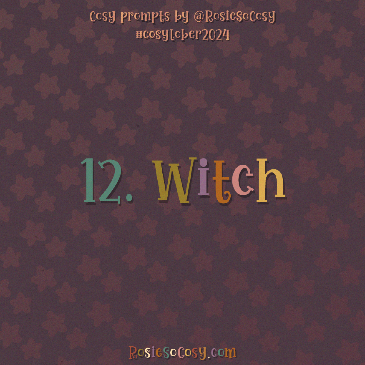 Cosytober 2024, day 12: Witch