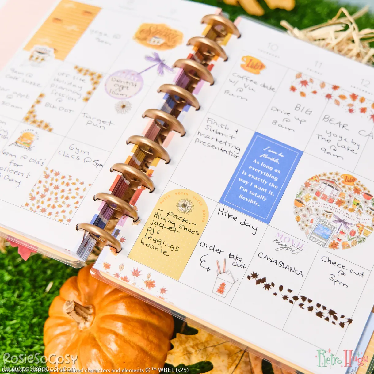 The Happy Planner 2026 Gilmore Girls Customizable Planner Classic Vertical Layout - 12 Months PD0116C003